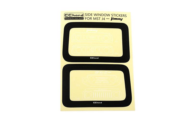 RC4WD Window Trim Decals for MST 4WD Off-Road Car Kit W/ J4 Jimny Body (VVV-C1207)