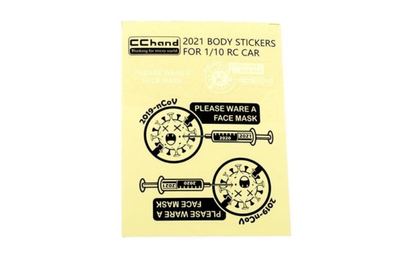 RC4WD COVID Decal Sheet for MST 4WD Off-Road Car Kit W/ J4 Jimny Body (VVV-C1209)