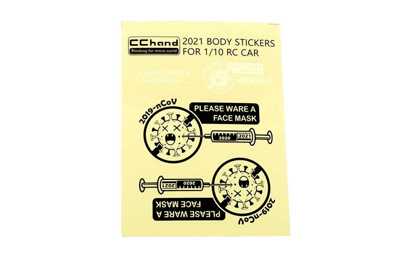 RC4WD COVID Decal Sheet for MST 4WD Off-Road Car Kit W/ J4 Jimny Body (VVV-C1209)