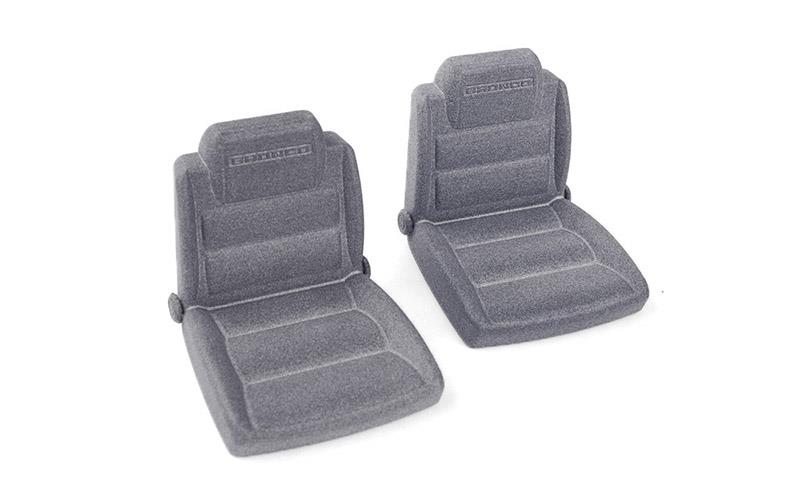 RC4WD Bucket Seats for Axial SCX10 III Early Ford Bronco (Gray) (VVV-C1292)