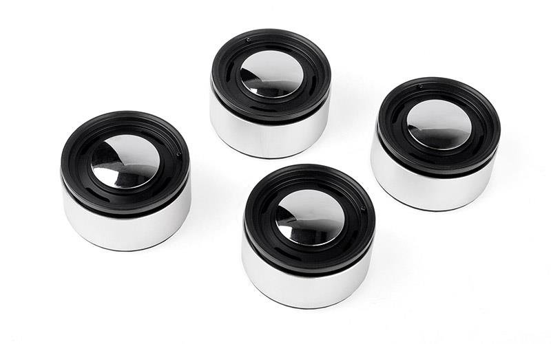 RC4WD Analog 1.9'' Aluminum CAP Wheels (Black) (VVV-C1305)