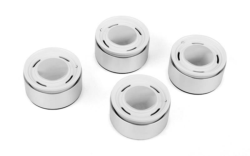 RC4WD Analog 1.9'' Aluminum CAP Wheels (White) (VVV-C1306)