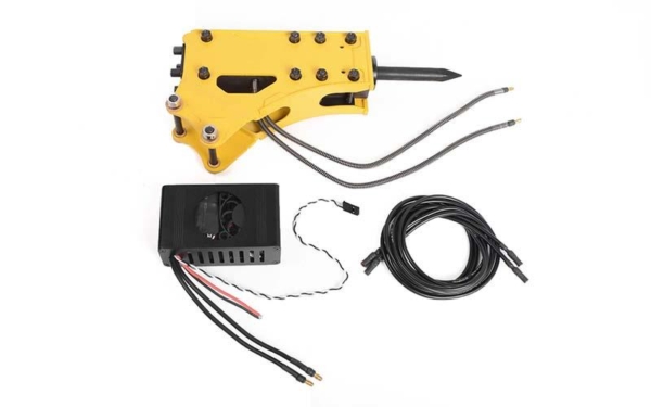 RC4WD Breaker / Hammer Accessory for 1/14 Scale RTR Earth Digger 360L Hydraulic Excavator (Yellow) (VVV-S0245)