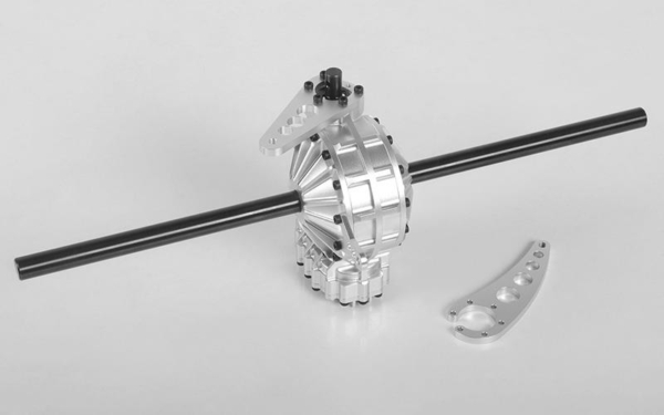 RC4WD Scale Aluminum Rear Axle with Quick Change Gears (Skellenger Style) (Z-A0130)