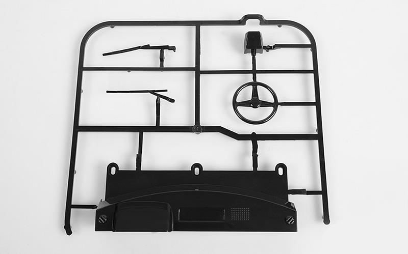 RC4WD Mojave II Dash and Wiper Parts Tree (Black) (Z-B0080)