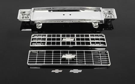 RC4WD Chevrolet Blazer Chrome Front Grille w/Optional Inserts (Z-B0124)
