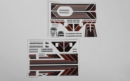 RC4WD Complete Graphic Decal Set for Cruiser Body (Z-B0142)