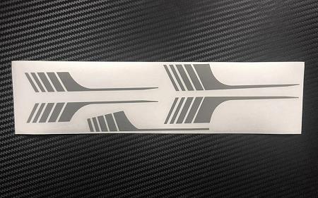 RC4WD Surf Stripes for 1985 4Runner Sheet - Grey (Z-B0209)