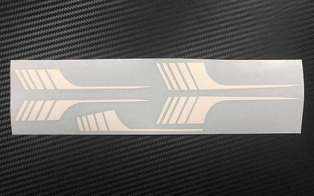RC4WD Surf Stripes for 1985 4Runner Sheet - White (Z-B0210)