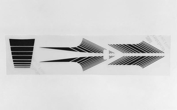 RC4WD Classic Stripes for 1985 4Runner Sheet (Black) (Z-B0211)