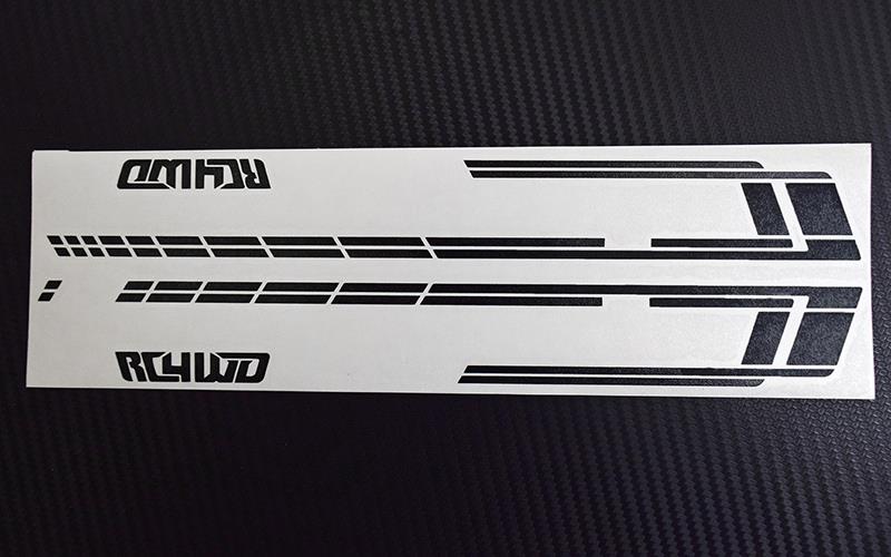 RC4WD Escapade Stripes for Gelande II 2015 Land rover Defender D90 (Black) (Pick-up/SUV) (Z-B0244)