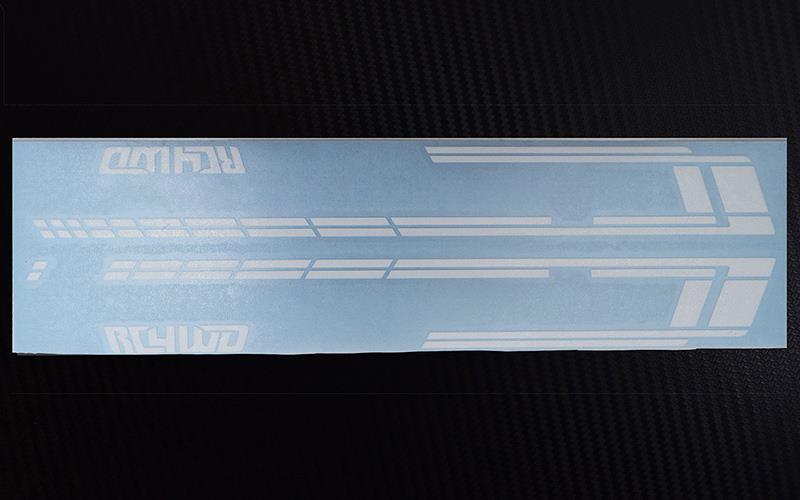 RC4WD Escapade Stripes for Gelande II 2015 Land rover Defender D90 (White) (Pick-up/SUV) (Z-B0245)