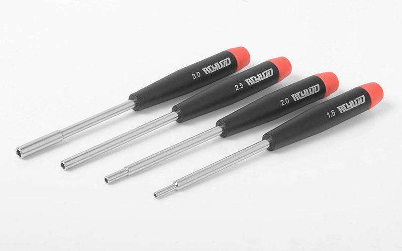 RC4WD 4pc Precision Metric Hex/Nut Driver Set (Z-F0030)