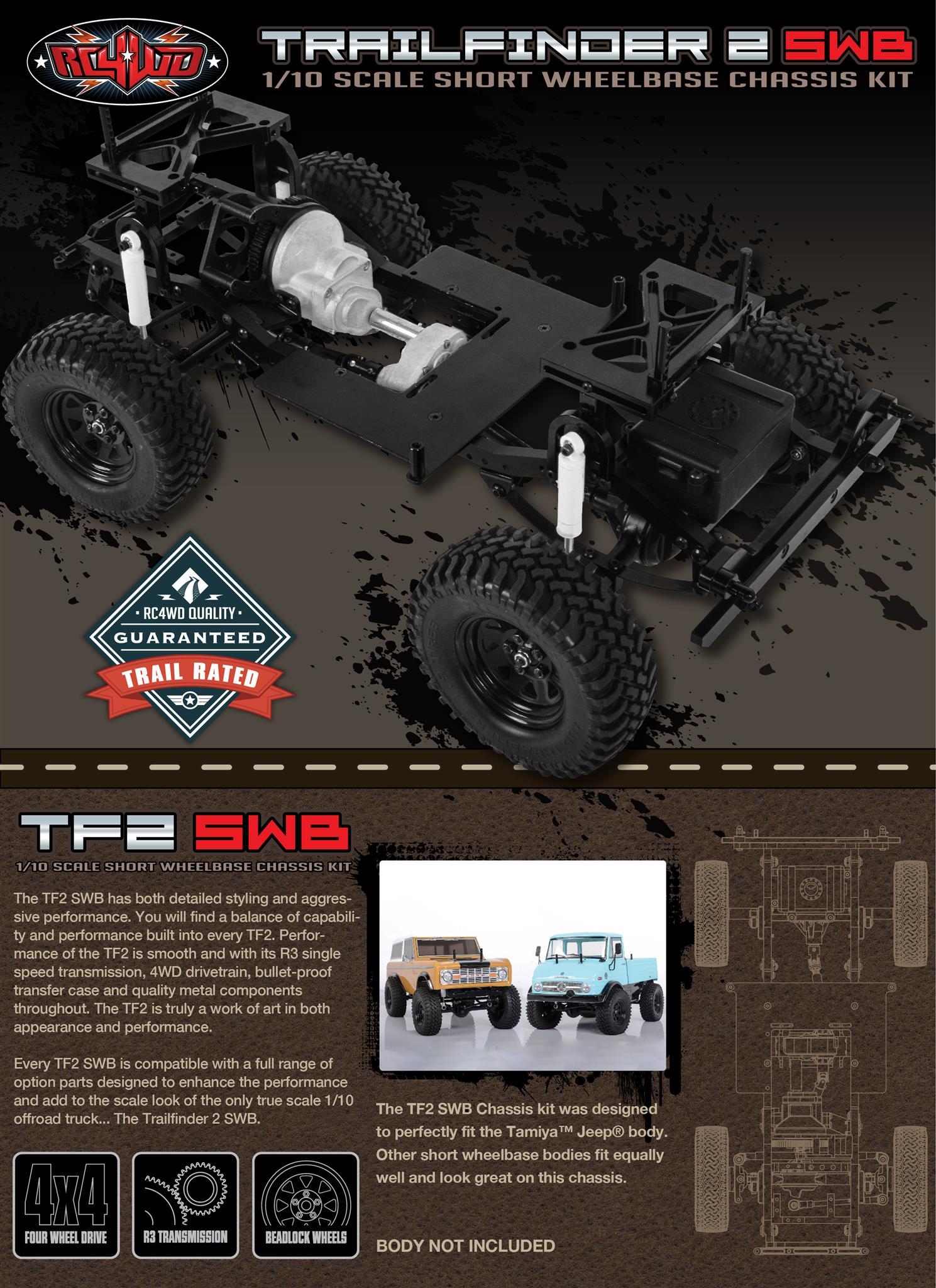 RC4WD Trail Finder 2 Truck Kit SWB (Z-K0045)