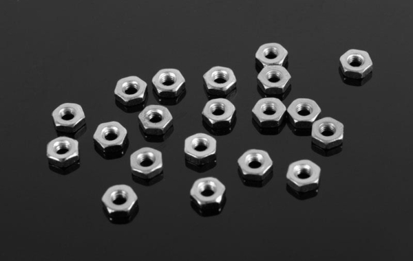 RC4WD Regular M2.5 Silver Nuts (20) (Z-S0369)