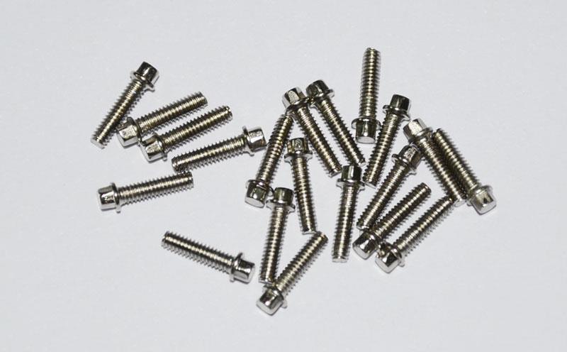 RC4WD Miniature Scale Hex Bolts (M2 x 8mm) (Silver) (Z-S0423)
