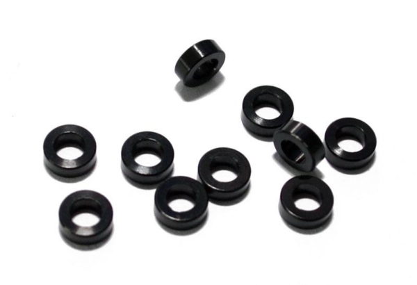 RC4WD 2mm Black Spacer with M3 Hole (10) (Z-S0600)