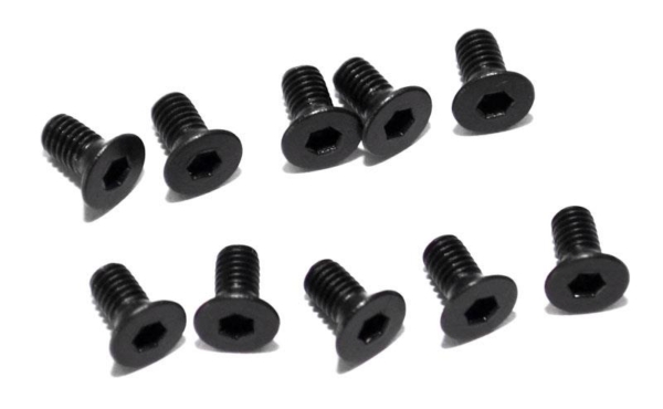 RC4WD Steel Flat Head Socket Cap Screw M3 x 6mm (10) (Z-S0648)