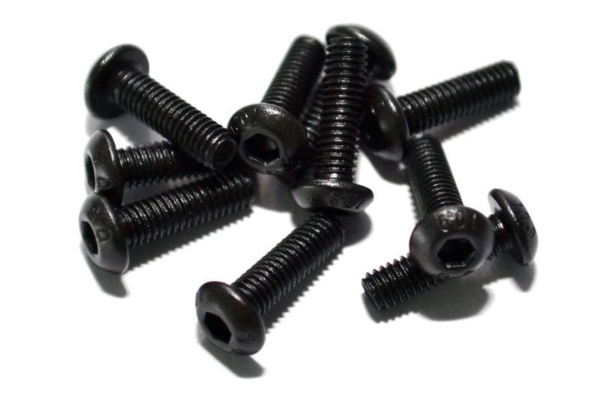 RC4WD Steel Button Head Cap Screws M3 x 10mm (10) (Z-S0653)