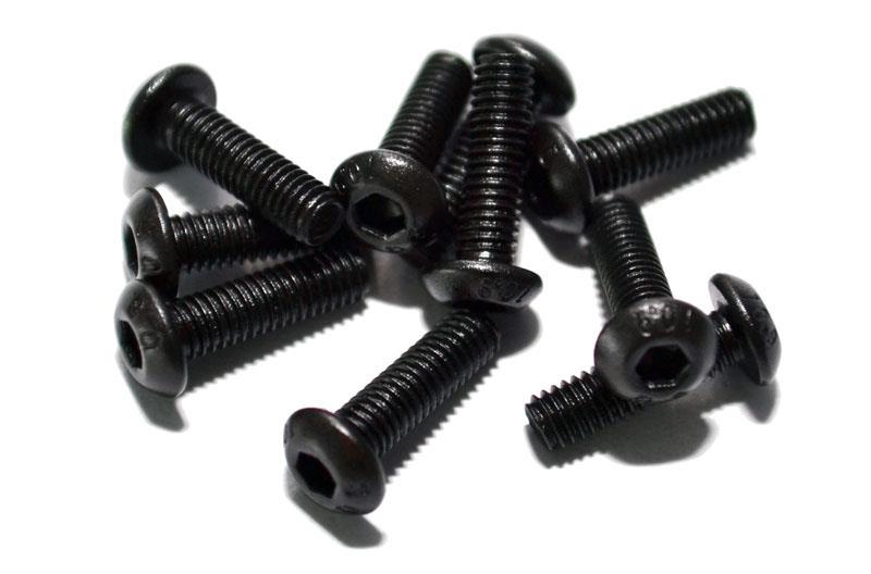 RC4WD Steel Button Head Cap Screws M3 x 10mm (10) (Z-S0653)