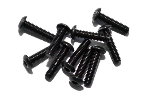 RC4WD Steel Button Head Cap Screws M3 x 12mm (10) (Z-S0654)