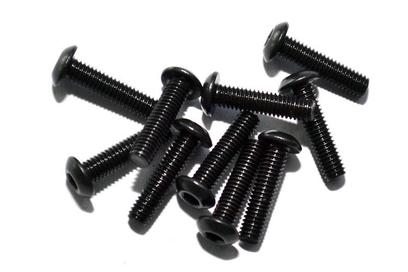 RC4WD Steel Button Head Cap Screws M3 x 12mm (10) (Z-S0654)