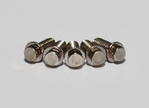 RC4WD Miniature Scale Hex Bolts (M2.5 x 6mm) (Silver) (Z-S0663)