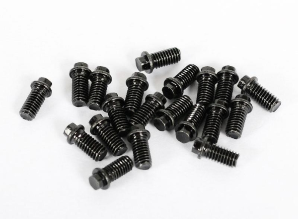 RC4WD Miniature Scale Hex Bolts (M3x6mm) (Black) (Z-S0696)