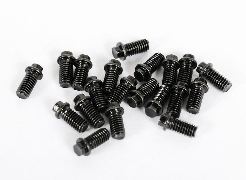 RC4WD Miniature Scale Hex Bolts (M3x6mm) (Black) (Z-S0696)