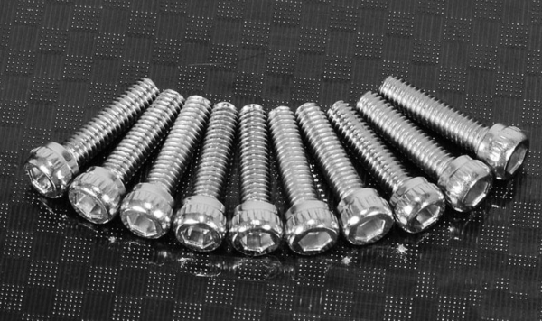 RC4WD Socket Head Cap Screws M2.5 X 10mm (10) (Z-S0736)