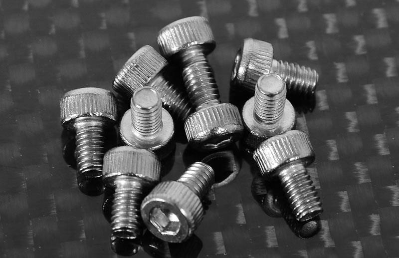 RC4WD Socket Head Cap Screws M2.5 x 4mm (10) (Silver) (Z-S0762)