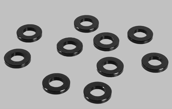 RC4WD 1mm Black Spacer with M3 Hole (10) (Z-S0809)