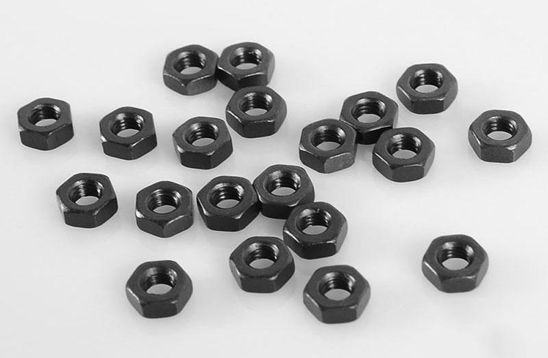 RC4WD Regular M3 Black Nuts (20) (Z-S0872)