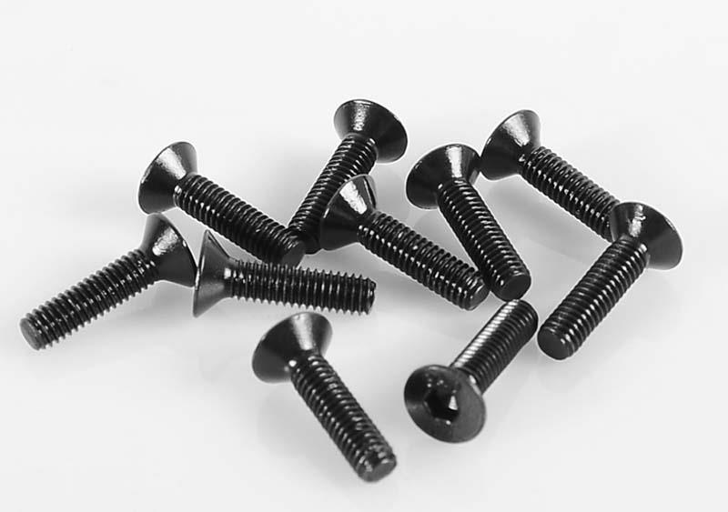 RC4WD Steel Flat Head Socket Cap Screw M3 x 12mm (10) (Z-S0896)