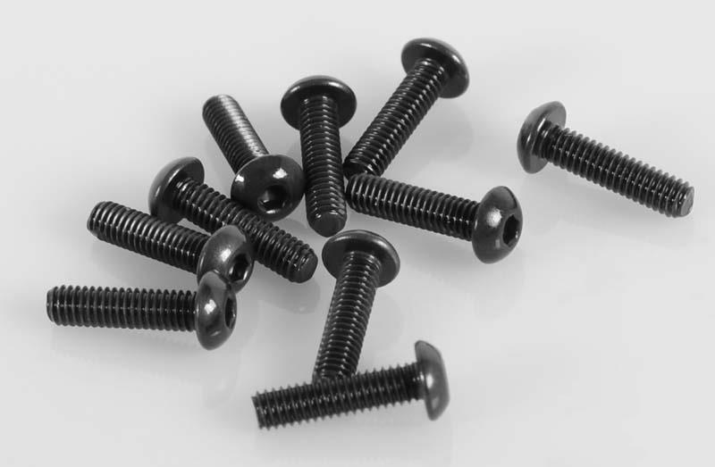 RC4WD Steel Button Head Cap Screws M2.5 x 10mm (10) (Z-S0916)
