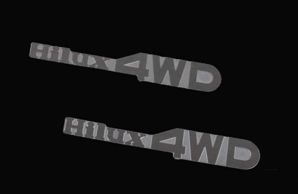 RC4WD 1/10 Hilux 4WD Emblem Set for Mojave and Hilux Body (Z-S0930)