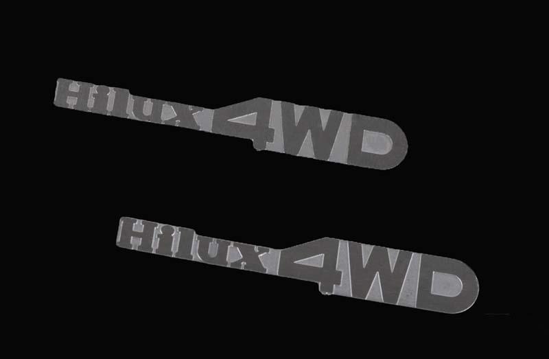RC4WD 1/10 Hilux 4WD Emblem Set for Mojave and Hilux Body (Z-S0930)