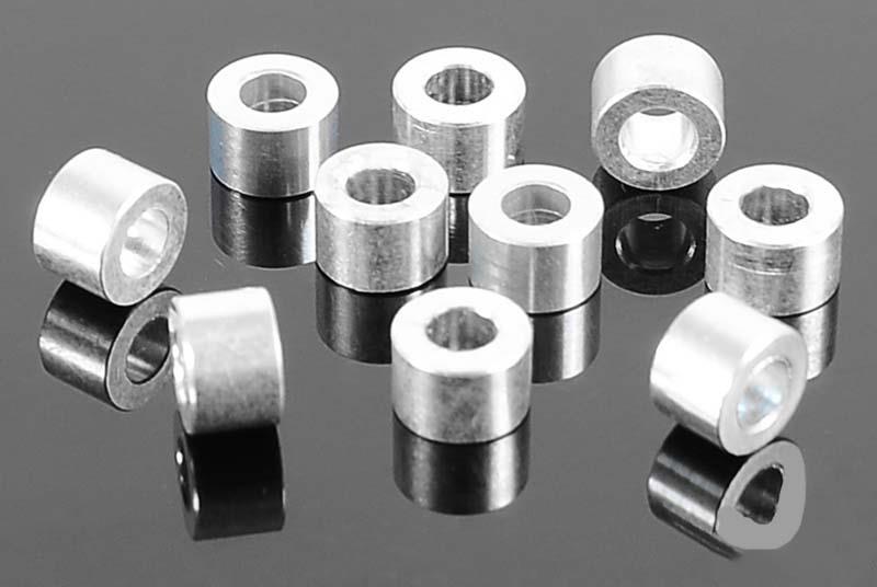 RC4WD 4mm Silver Spacer with M3 Hole (10) (Z-S0983)