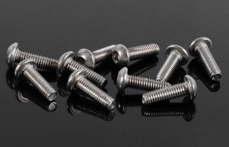 RC4WD Button Head Cap Screws M3 x 10mm (10) (Z-S1070)
