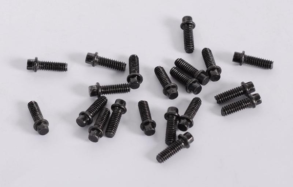 RC4WD Miniature Scale Hex Bolts (M2 x 6mm) (Black) (Z-S1198)