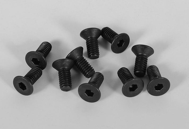 RC4WD Steel Flat Head Socket Cap Screws M2.5 x 6mm (10) (Z-S1205)