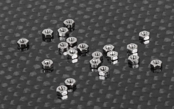 RC4WD Regular M1.6 Nuts (Silver) (Z-S1230)