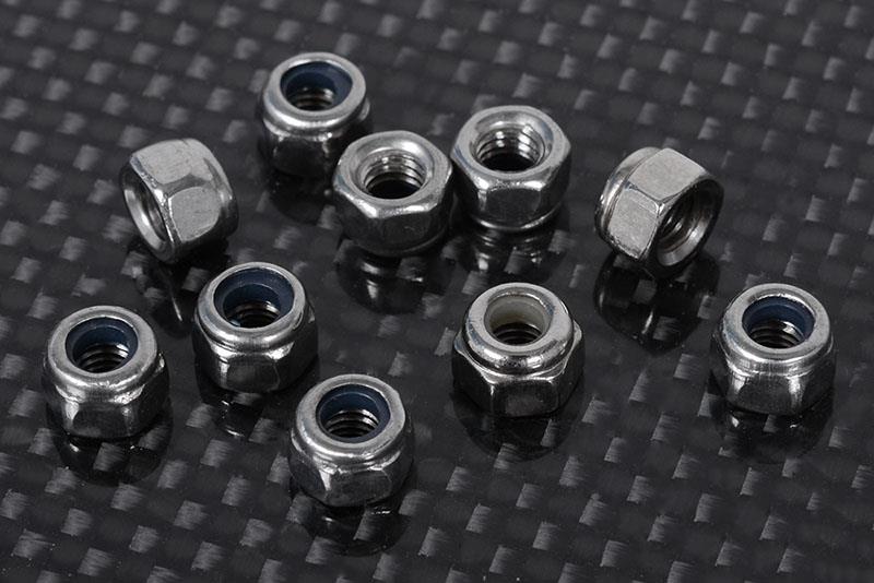 RC4WD Nylock Nuts M4 (Silver) (Z-S1265)