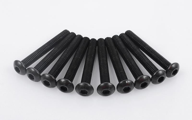 RC4WD Steel Button Head Cap Screws M4 x 30mm (10) (Z-S1392)
