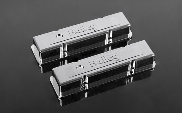 RC4WD 1/10 HolleyÆ Chrome Valve Covers for Scale V8 Engine (Z-S1500)