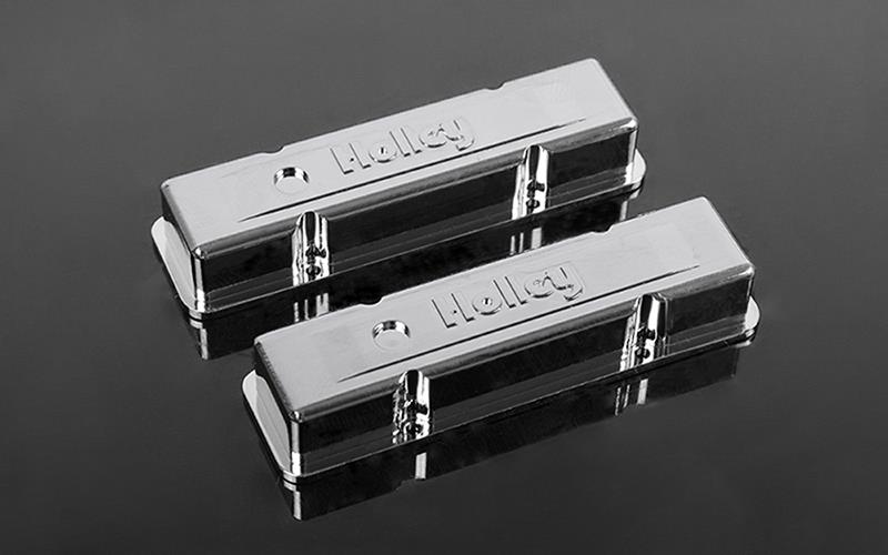 RC4WD 1/10 HolleyÆ Chrome Valve Covers for Scale V8 Engine (Z-S1500)