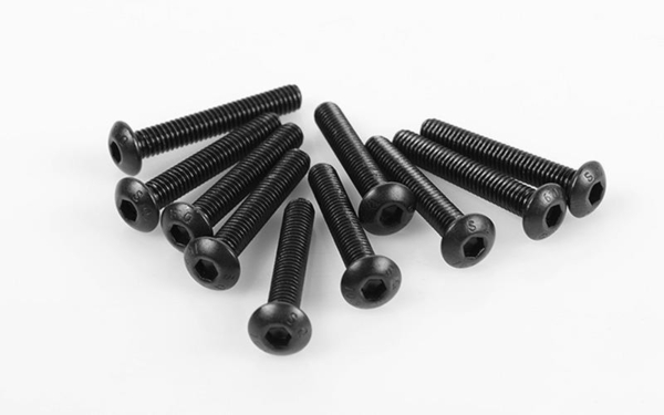 RC4WD Steel Button Head Cap Screws M4 X 25mm (10) (Z-S1514)
