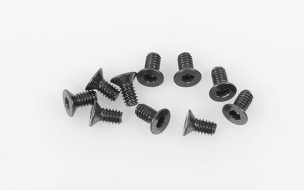 RC4WD Steel Flat Head Cap Screw M2 X 4mm (10) (Z-S1516)