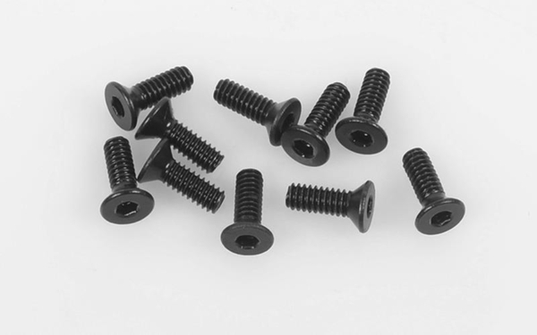 RC4WD Steel Flat Head Cap Screw M2 X 6mm (10) (Z-S1518)