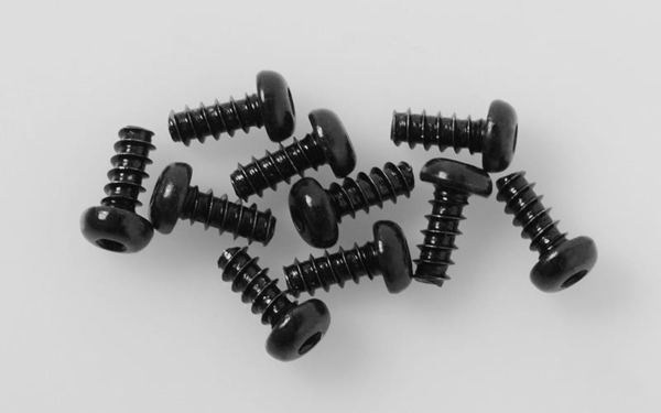 RC4WD Button Head Self Tapping Screws M2.5 X 6mm (Black) (Z-S1570)